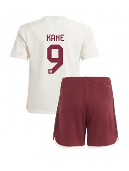 Bayern Munich Harry Kane #9 Ausweichtrikot für Kinder 2023-24 Kurzarm (+ Kurze Hosen)
